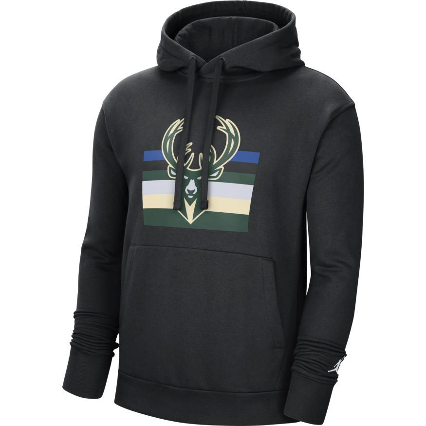 Milwaukee Bucks Statement Edition Men's Jordan NBA Hoodie 'Black'