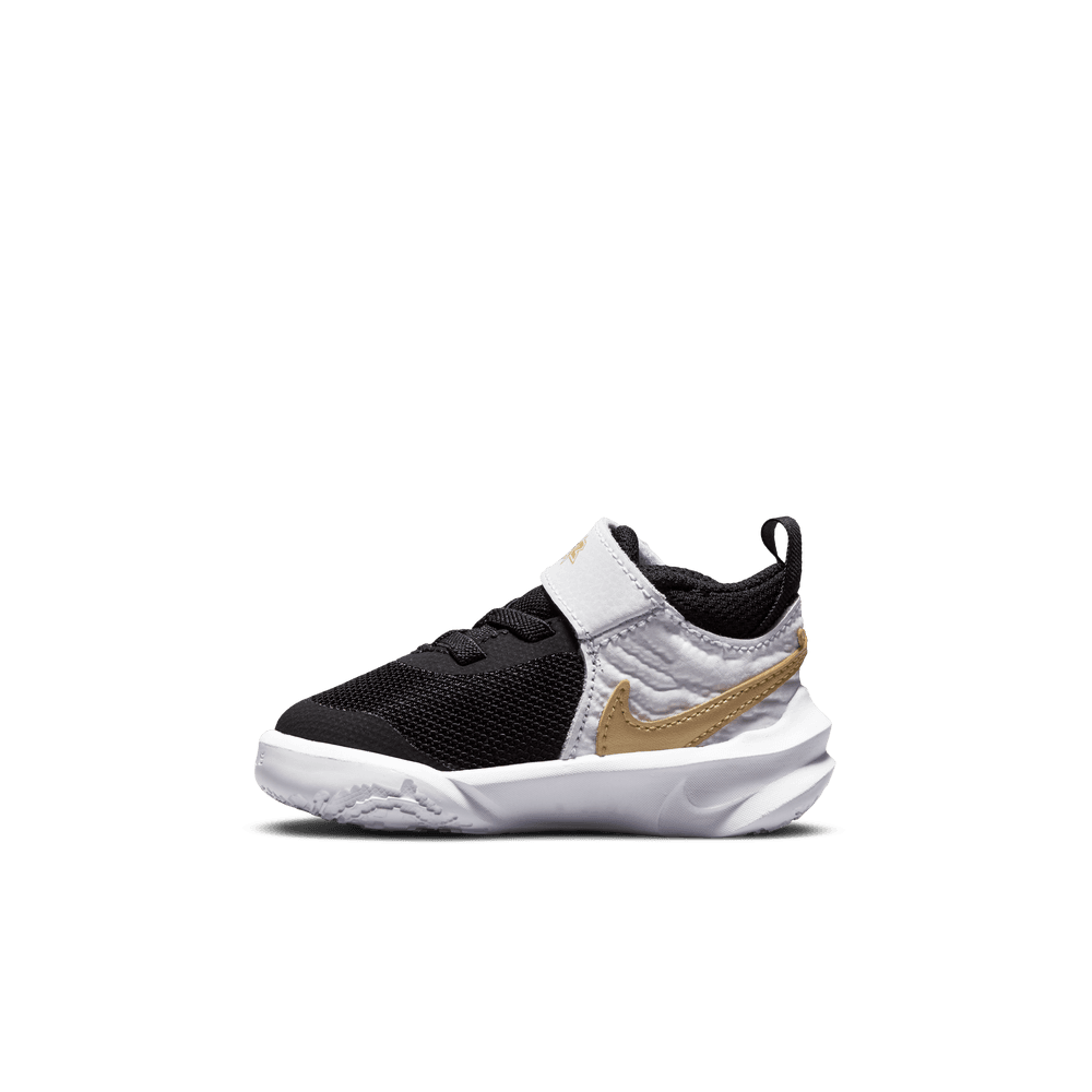 Nike Team Hustle D 10 Baby/Toddler Shoes (TD) 'Black/Gold/White'