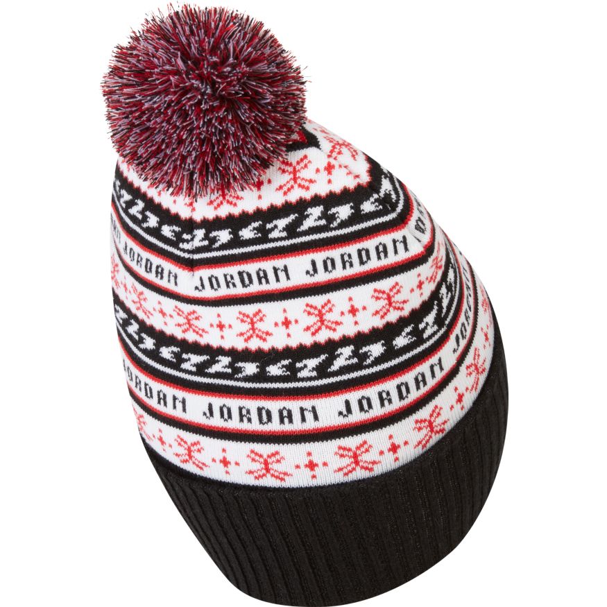 Jordan Jumpman Holiday Cuffed Beanie 'White/Black/Red'