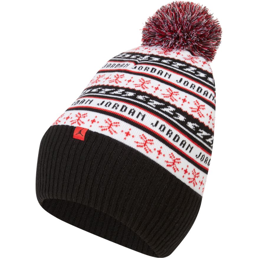 Jordan Jumpman Holiday Cuffed Beanie 'White/Black/Red'