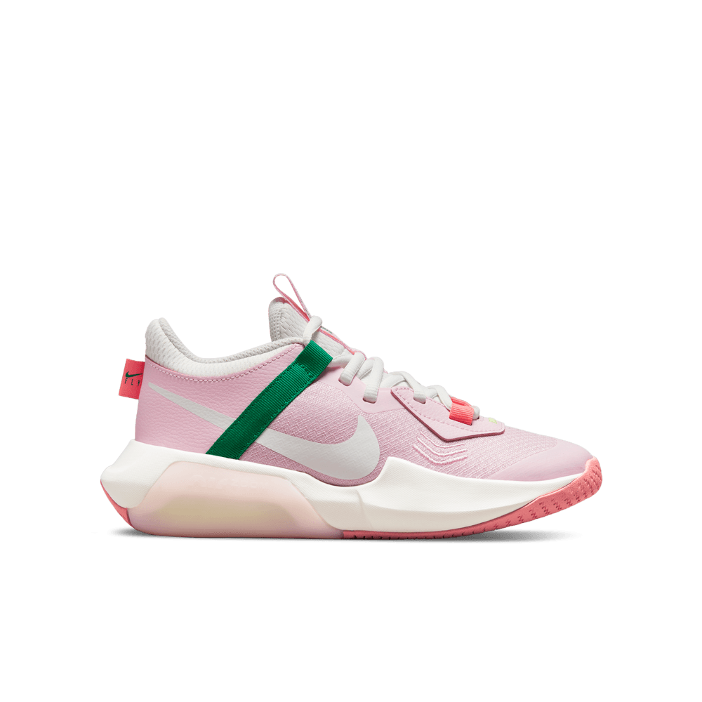 Nike Air Zoom Crossover Older Kids' Basketball Shoes 'Pink/White/Green'