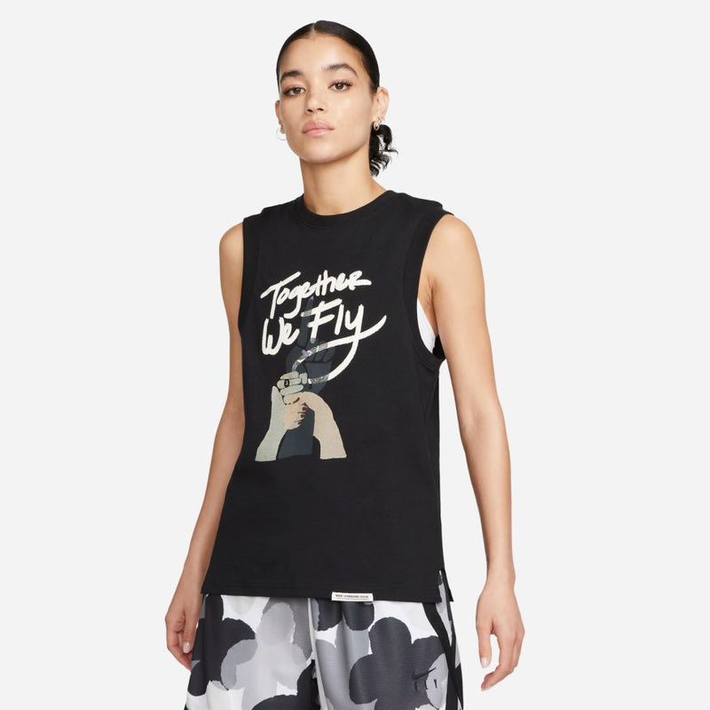 Nike Dri-FIT Standard Issue Women's Top 'Black/White'