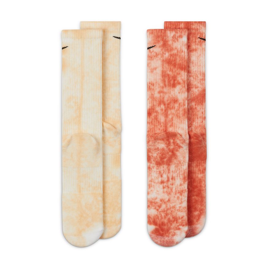 Nike Everyday Plus Cushioned Tie-Dye Crew Socks (2 Pairs) 'Multi'