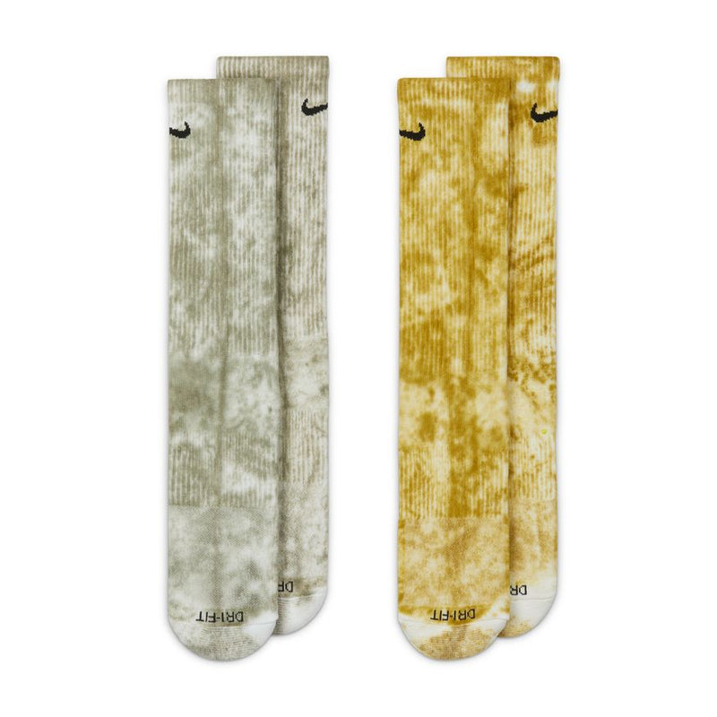 Nike Everyday Plus Cushioned Tie-Dye Crew Socks (2 Pairs) 'Multi'