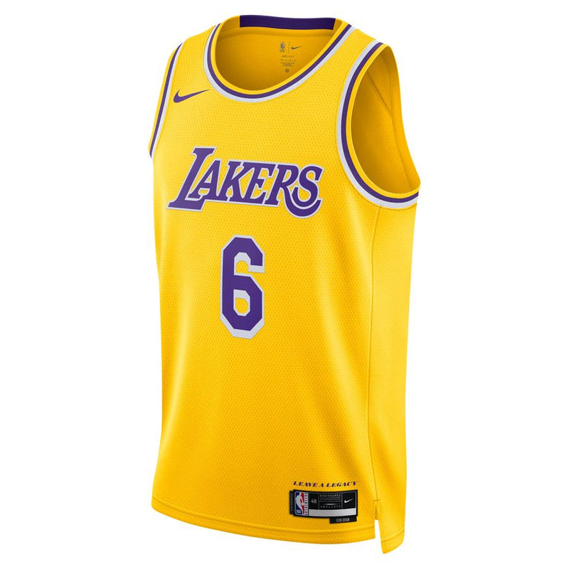 LeBron James Los Angeles Lakers Icon Edition 2022/23 Nike Dri-FIT NBA Swingman Jersey 'Amarillo'