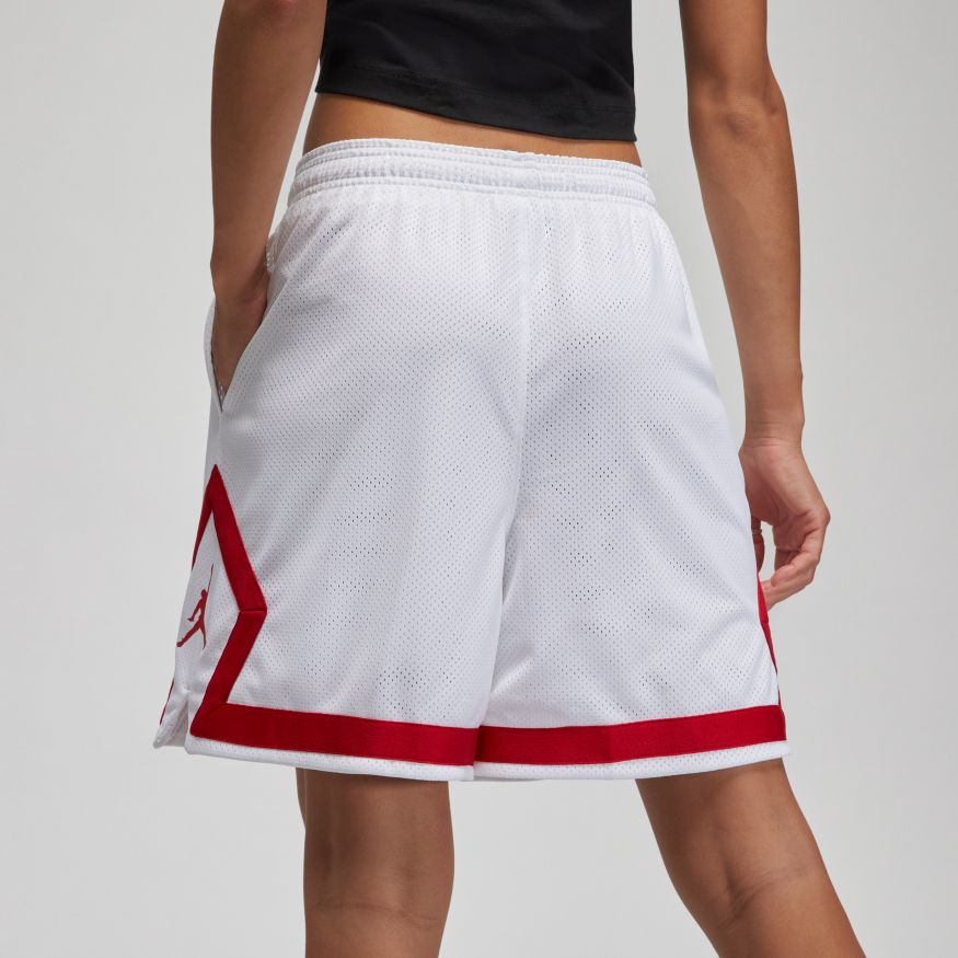 Jordan Heritage Women's Diamond Shorts 'White/Red'