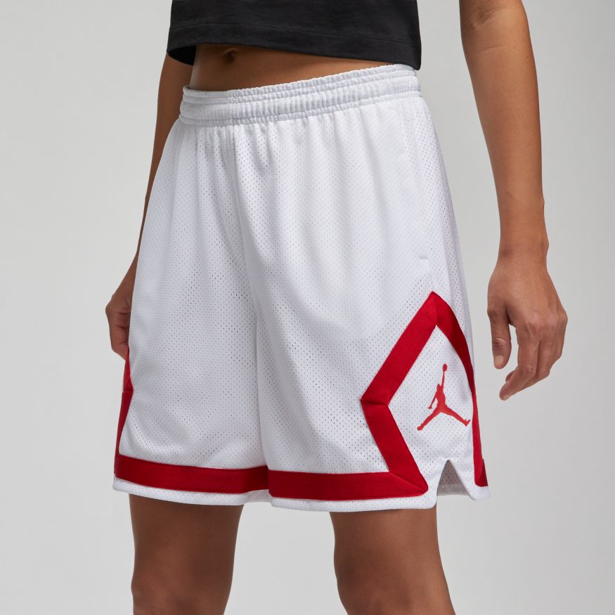 Jordan Heritage Women's Diamond Shorts 'White/Red'