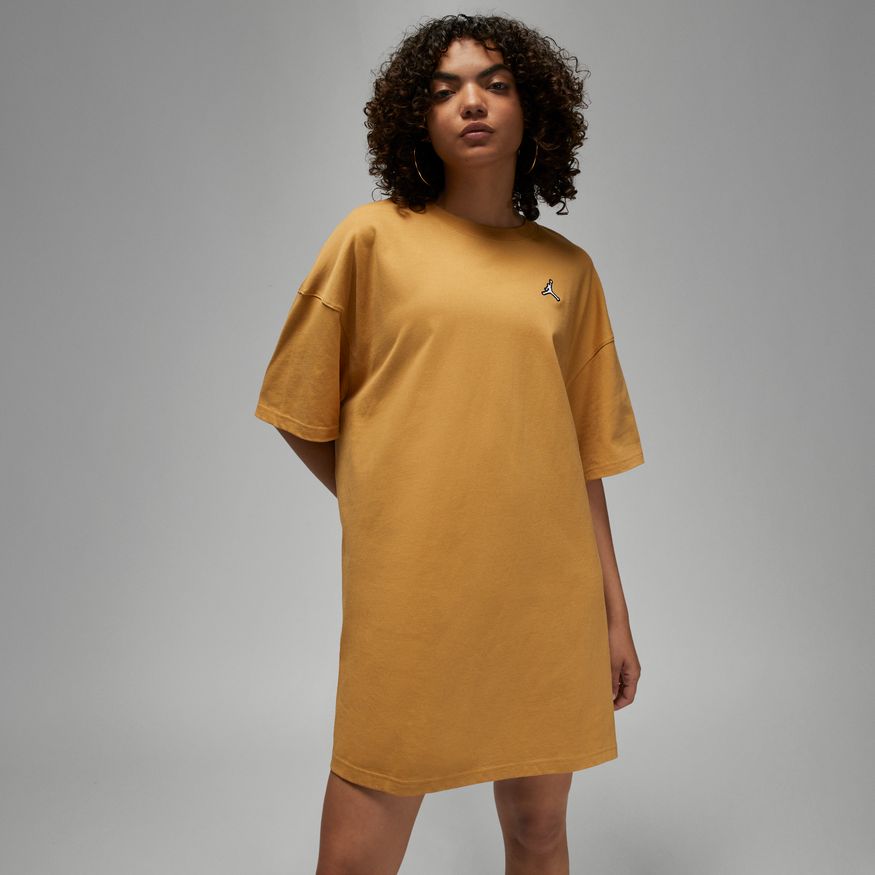 Jordan Essentials Women's T-Shirt Dress 'Gold'