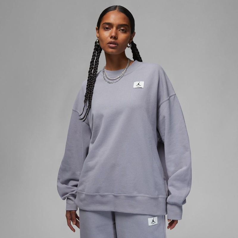 Jordan Flight Women's Fleece Crew 'Cement Grey'