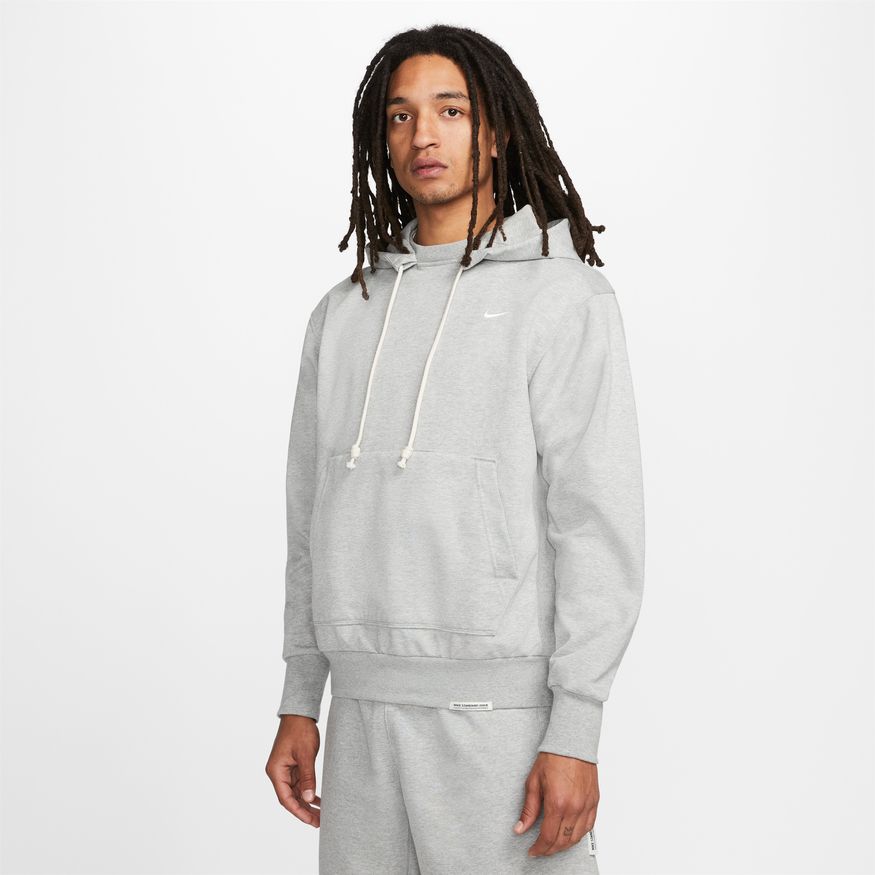 Nike Dri-FIT Standard Issue Men's Pullover Basketball Hoodie 'Grey/Ivory'