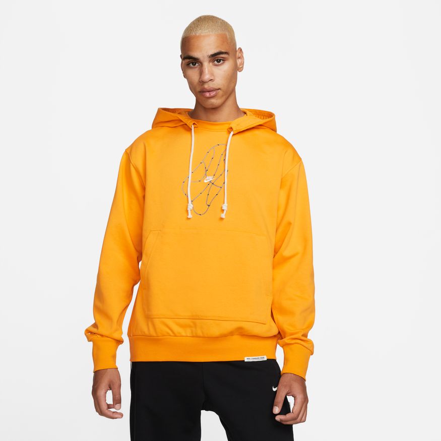 Nike Dri-FIT Standard Issue Men's Pullover Basketball Hoodie 'Kumquat/White'