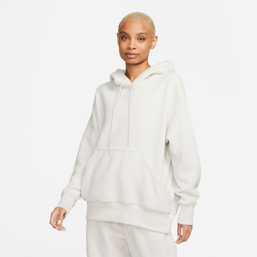 Nike Sportswear Plush Women's Pullover Hoodie 'Light Bone'