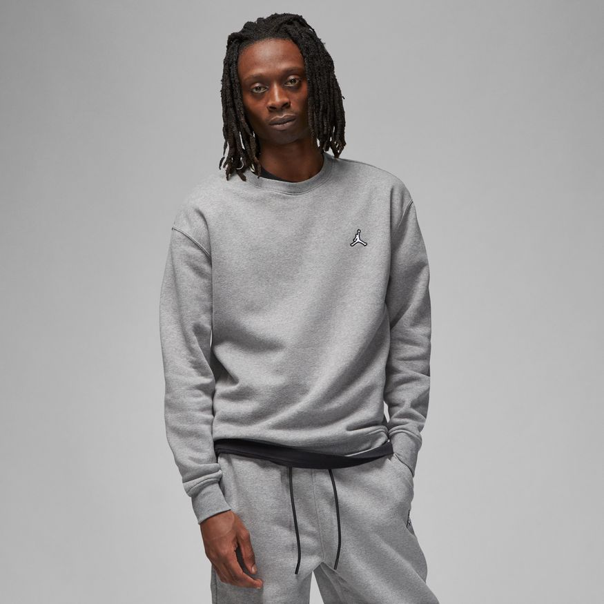 Jordan Essentials Men's Fleece Crew 'Carbon Heather'