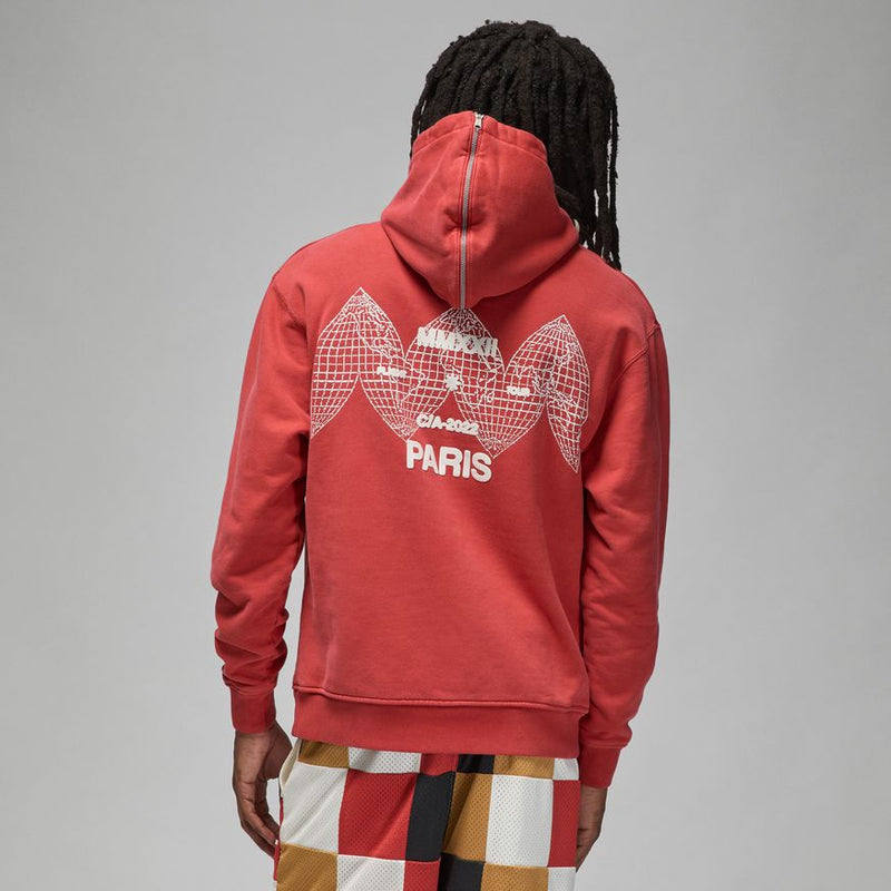 Jordan Flight Heritage Men's Fleece Pullover 'Red Clay'