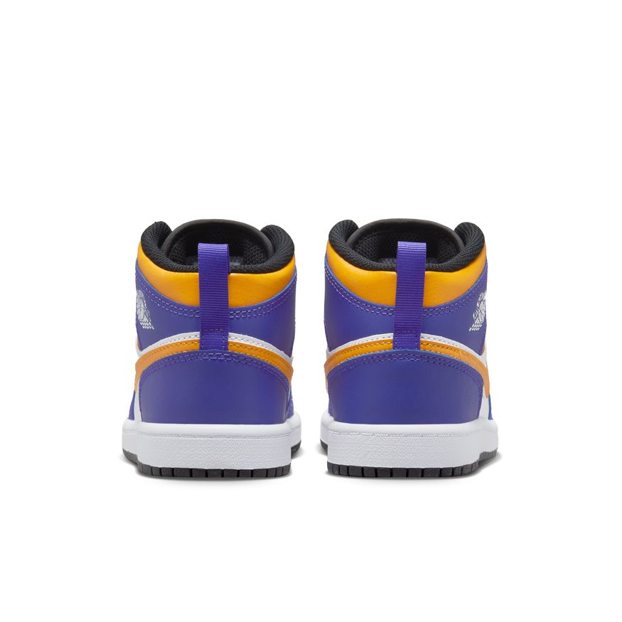 Jordan 1 Mid Little Kids' Shoes (PS) 'Concord/White/Taxi'