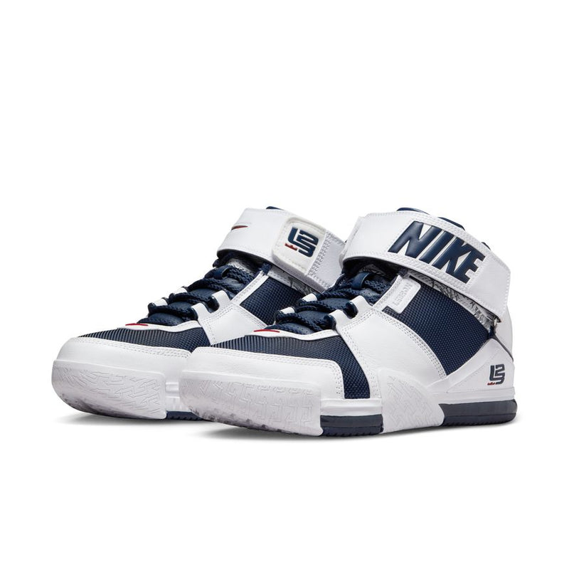 Nike Zoom LeBron 2 Men's Shoes 'White/Navy'