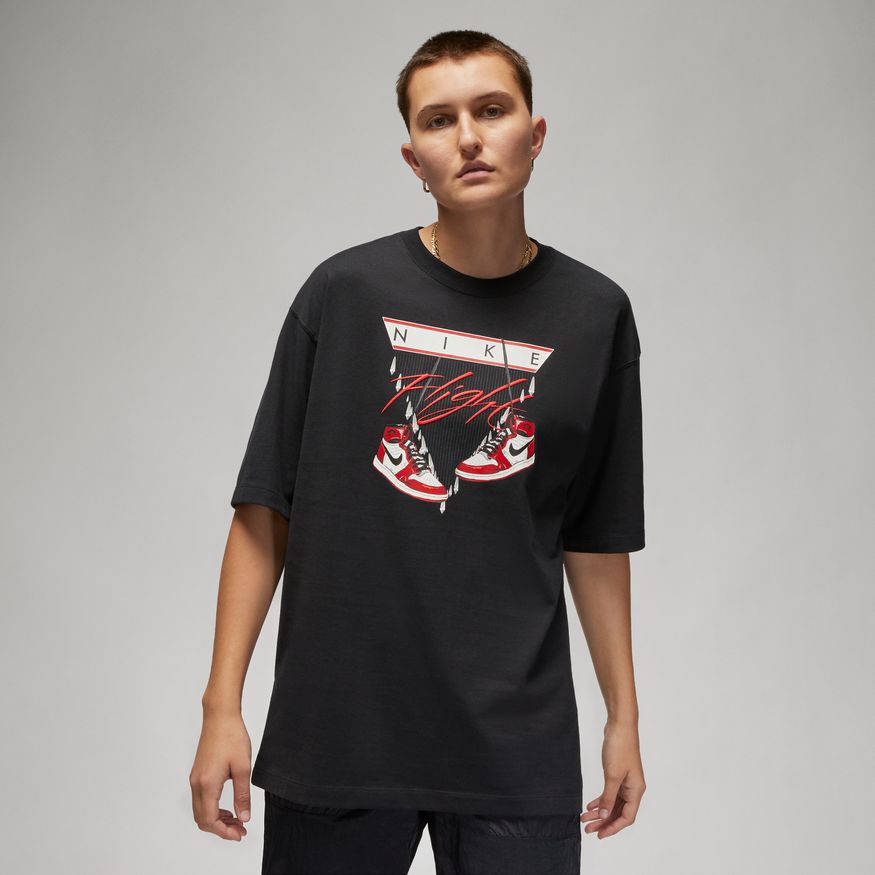 Jordan Flight Women's Oversized T-Shirt 'Black'