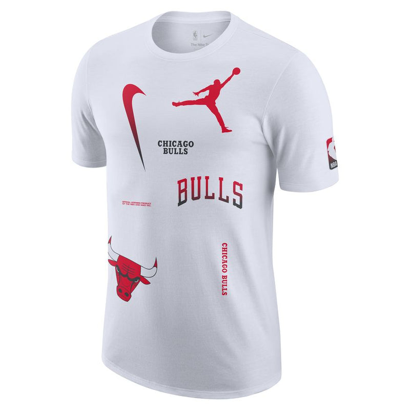 Chicago Bulls Courtside Statement Edition Men's Jordan Max90 NBA T-Shirt 'White'