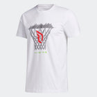 Adidas Dame Logo Tee 'White'