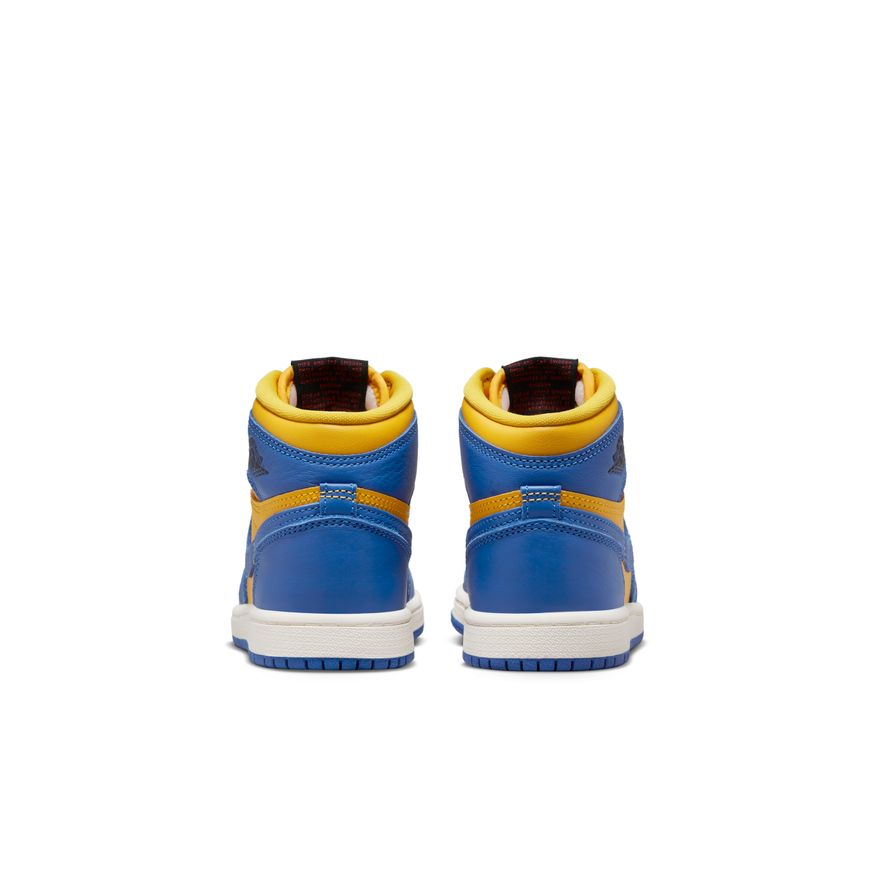 Jordan 1 High OG PreSchool Shoes (PS) 'Warsity Maize/Game Royal'