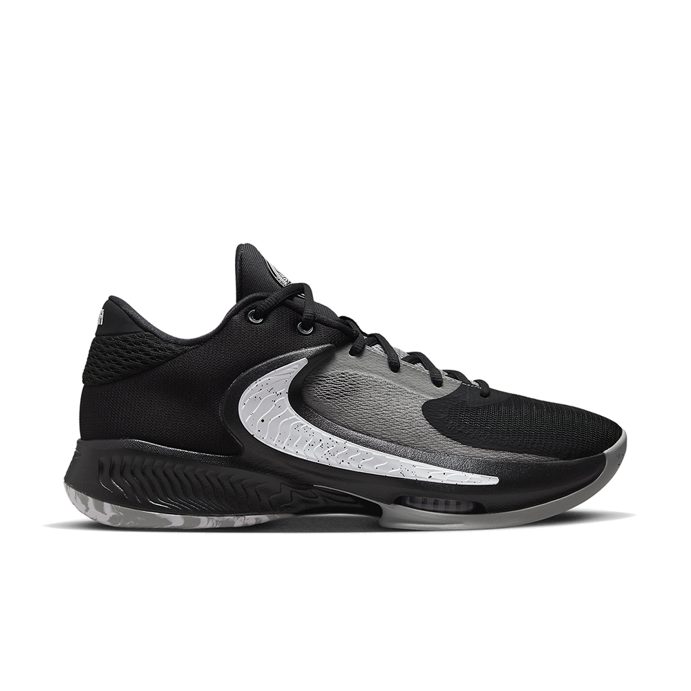 Zoom Freak 4 Basketball Shoes 'Black/White/Smoke Grey'