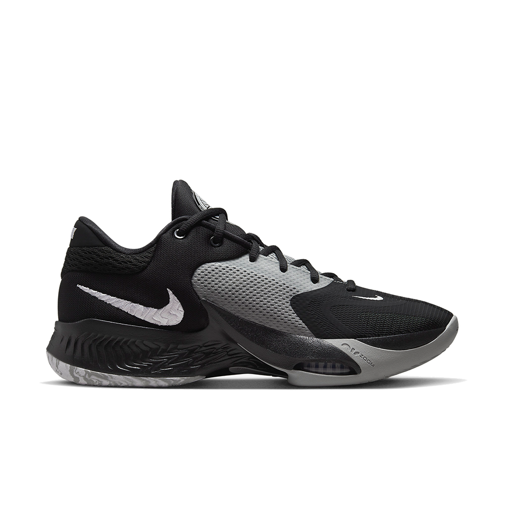 Zoom Freak 4 Basketball Shoes 'Black/White/Smoke Grey'