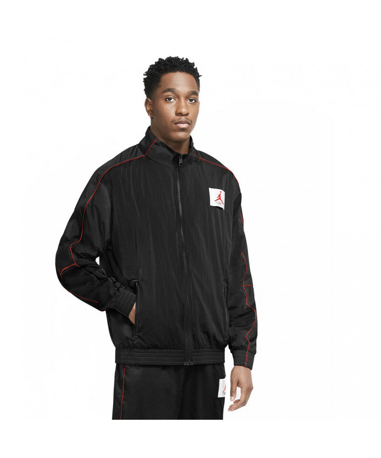 Jordan Flight Men's Warm-Up Jacket 'Black/Red'