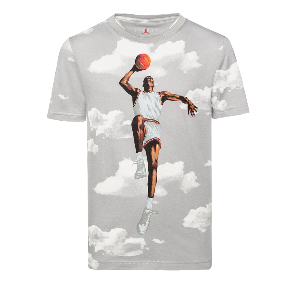 Jordan Flight Kids Tee 'Light Smoke Grey'