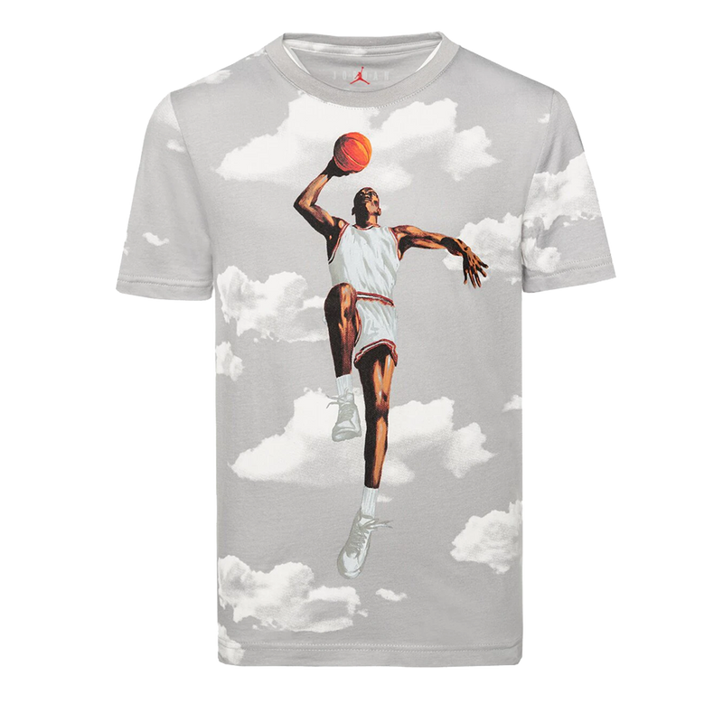 Jordan Flight Kids Tee 'Light Smoke Grey'