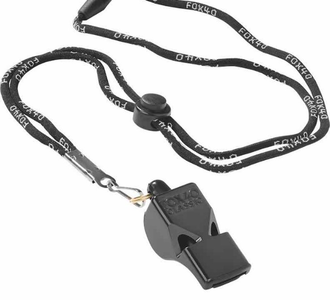 Fox 40 Classic Whistle 'Black'