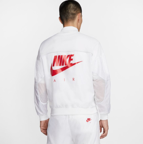 Jumpman Legacy AJ5 Jacket 'White/University Red'