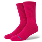 Stance Icon Crew Sock 'Magenta'