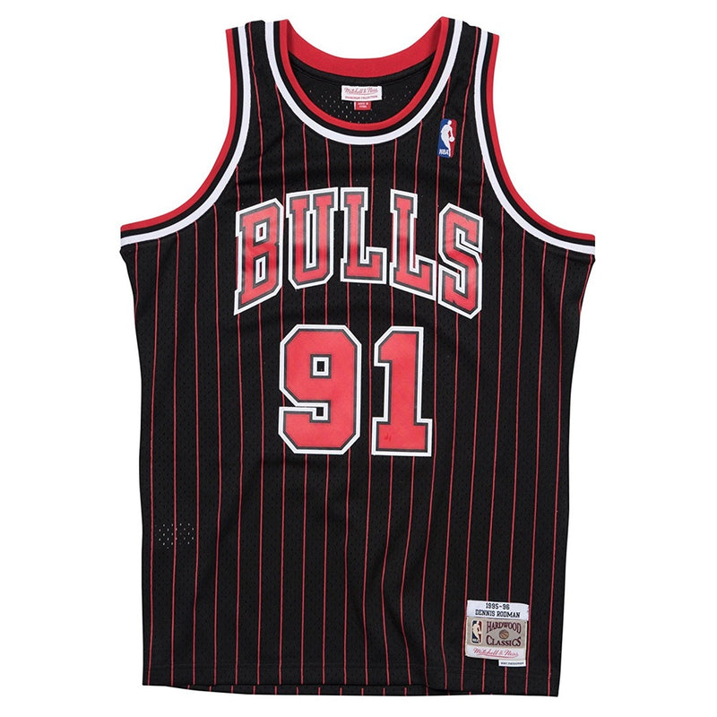 Mitchell & Ness NBA Swingman Jersey Chicago Bulls Dennis Rodman 1995-1996 'Black'