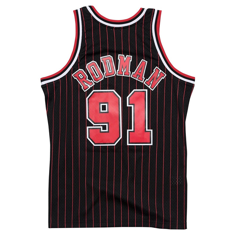Mitchell & Ness NBA Swingman Jersey Chicago Bulls Dennis Rodman 1995-1996 'Black'