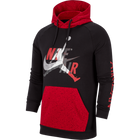 Jordan Jumpman Lightweight Fleece Hoodie 'Black/Black/Gym Red'