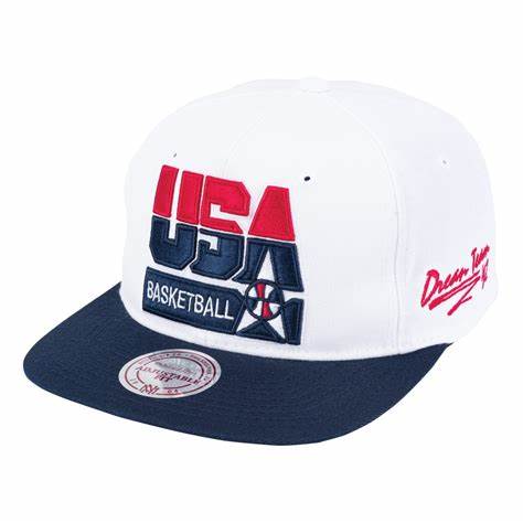 Mitchell & Ness 1992 Team Usa Snapback White