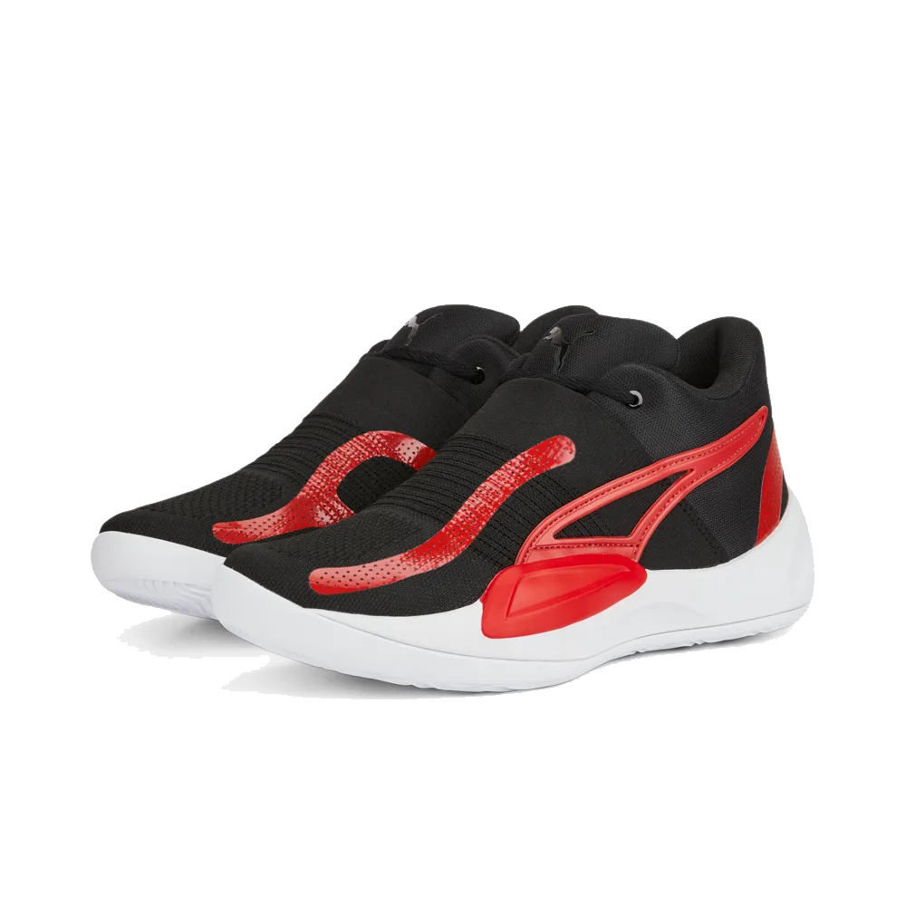 Puma Rise Nitro 'Black-High Risk Red'