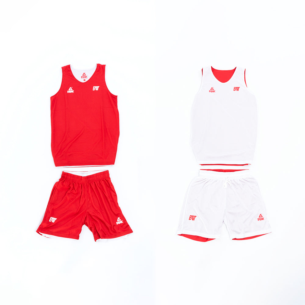 Peak x BW Reversible Kids Set 'Red/White'