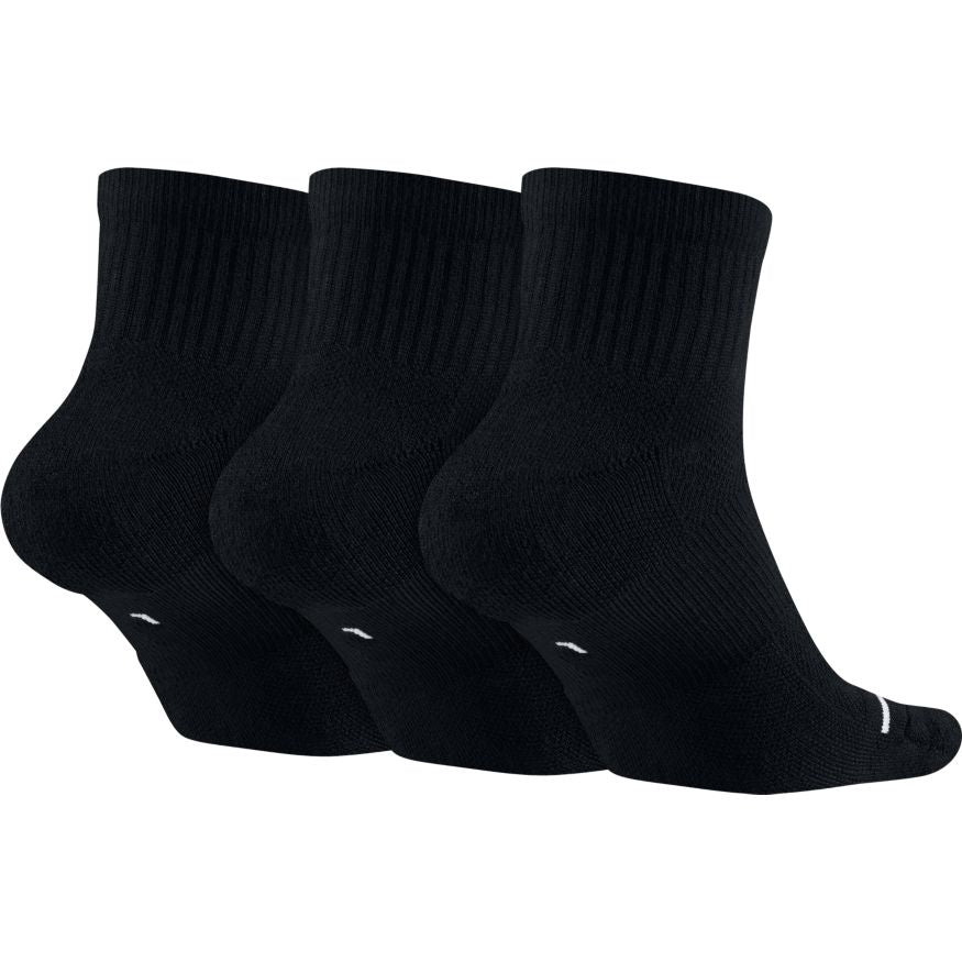 Jordan Jumpman High-Intensity Quarter Sock (3 Pair) --_'Black'_