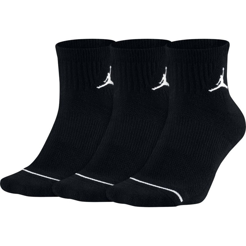 Jordan Jumpman High-Intensity Quarter Sock (3 Pair) --_'Black'_