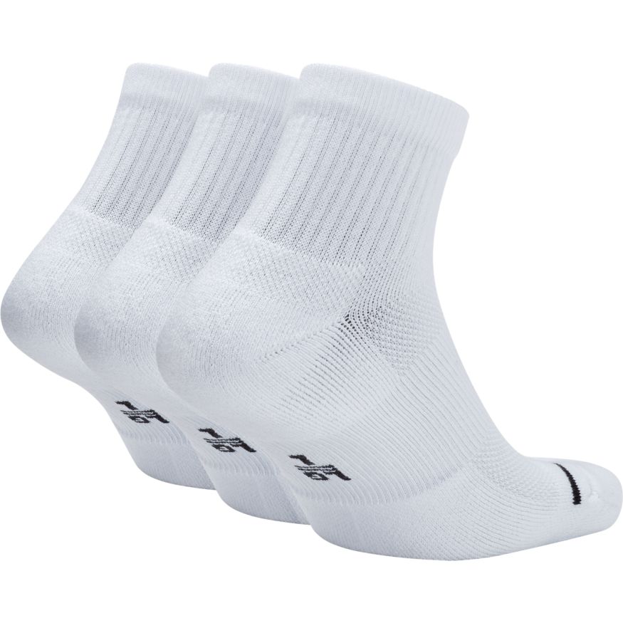 Jordan Jumpman High-Intensity Quarter Sock (3 Pair) --_'White'_