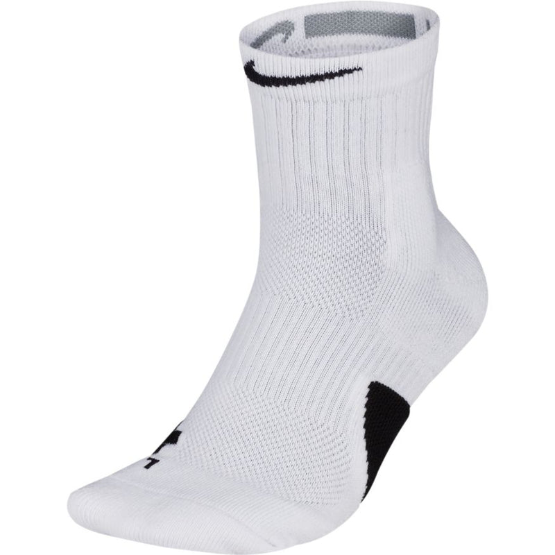 Nike Elite Mid Basketball Socks 'White'