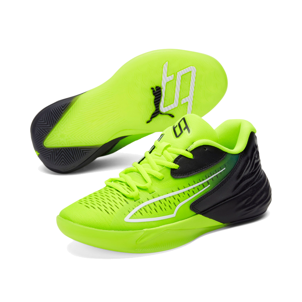 Puma Stewie 1 Basketball Shoes 'Quiet Fire/Lime Squeeze/Black'