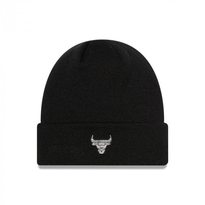 New Era Metallic Badge Cuff Chicago Bulls Beanie 'Black'