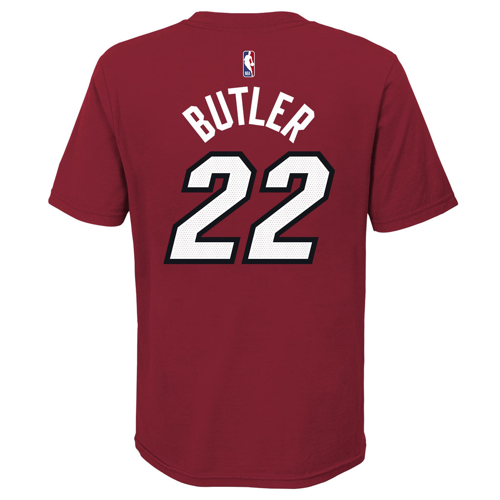 Miami Heat Jordan Kids Name T-Shirt Jimmy Butler 'Red'