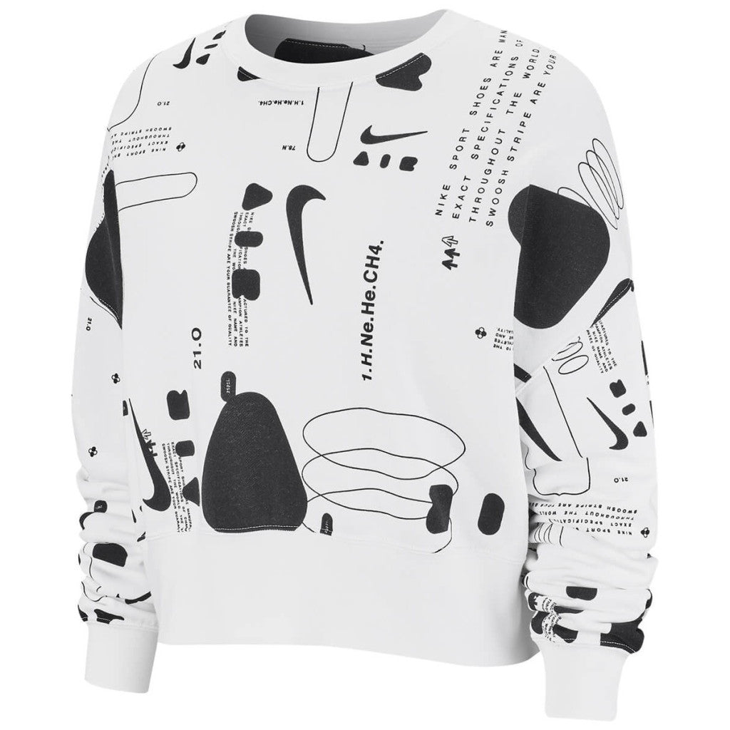 Nike Sportswear Women's Crewneck 'White/Black'