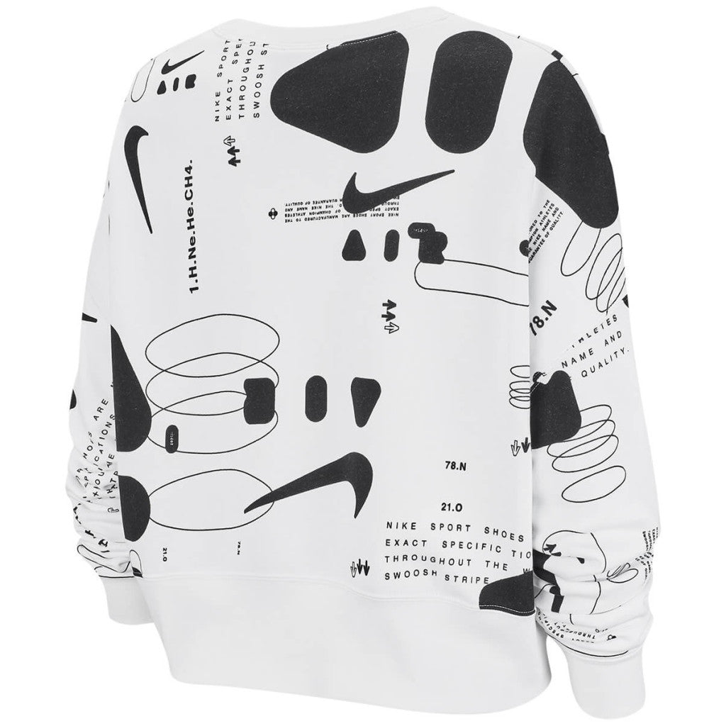 Nike Sportswear Women's Crewneck 'White/Black'
