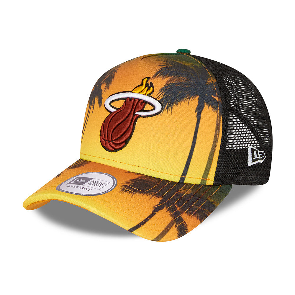 New Era NBA Trucker Miami Heat Summer City Edition 'Multi/Black'