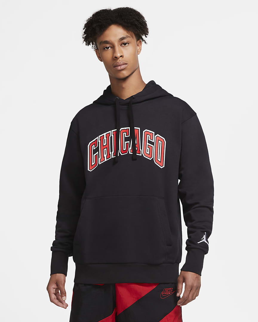 Chicago Bulls Statement Edition Men's Jordan NBA Hoodie 'Black'