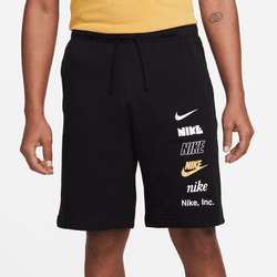 Nike Club Fleece Men's French Terry Shorts 'Black'